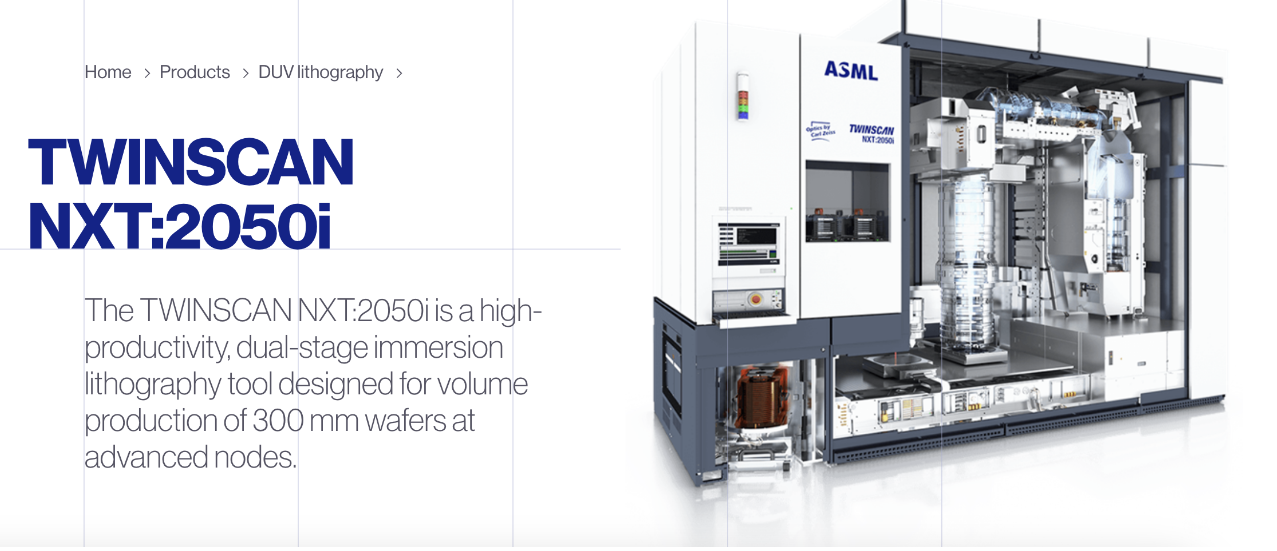 突發！全球光刻機龍頭ASML TWINSCAN NXT:2050i和NXT:2100i光刻機發貨許可證